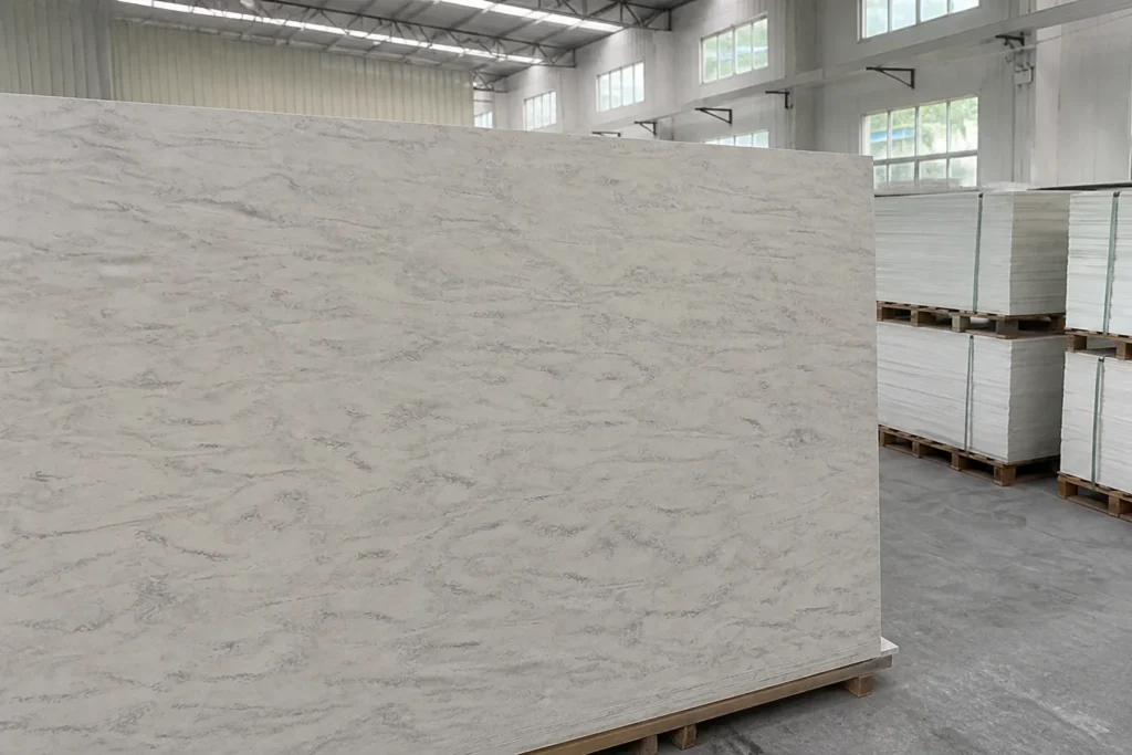 SIHE 288 artificial stone slabs and marble-effect finished surfaces