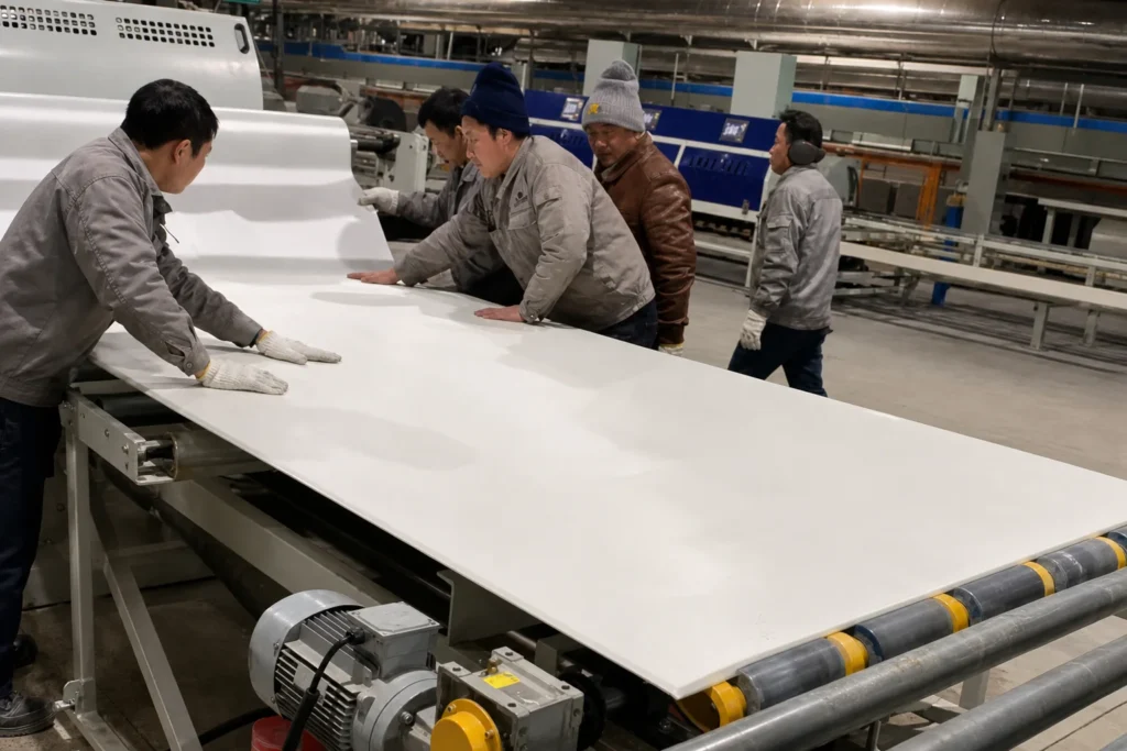 SIHE 288 artificial stone slab production line
