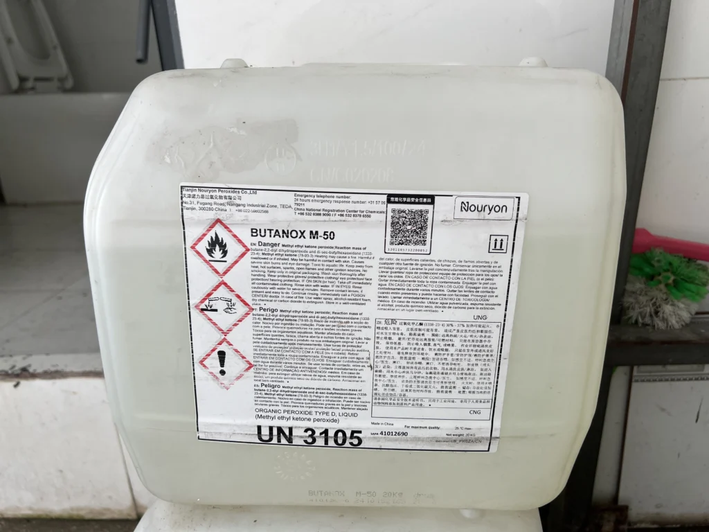 BUTANOX M-50 container with its product label