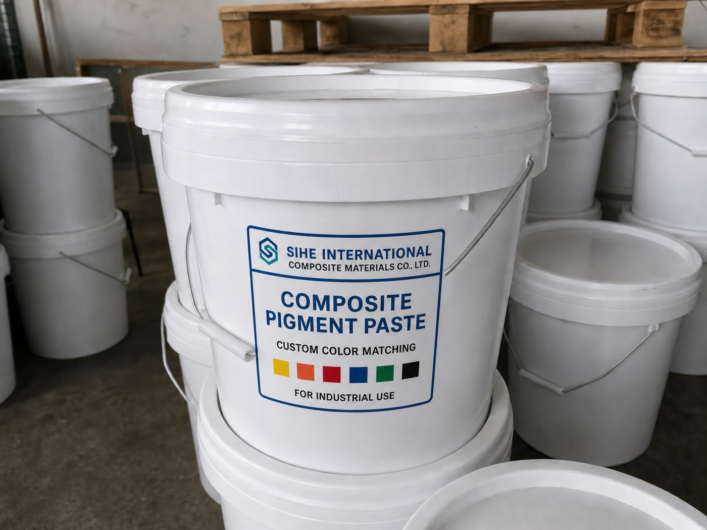 Ảnh sản phẩm màu paste composite SIHE